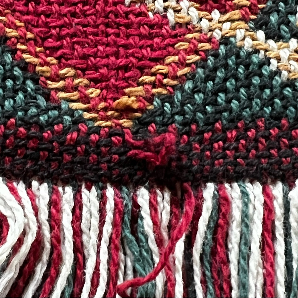 Goodwin Weavers 100% Cotton Golf Tapestry Throw Blanket Afghan Vintage USA - Picture 13 of 13